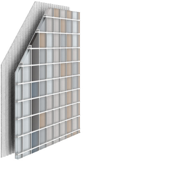 Cladding system StoGlass Mosaic Cladding system StoGlass Mosaic