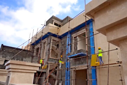 See how we enhance residential projects with durable and aesthetic Sto solutions.